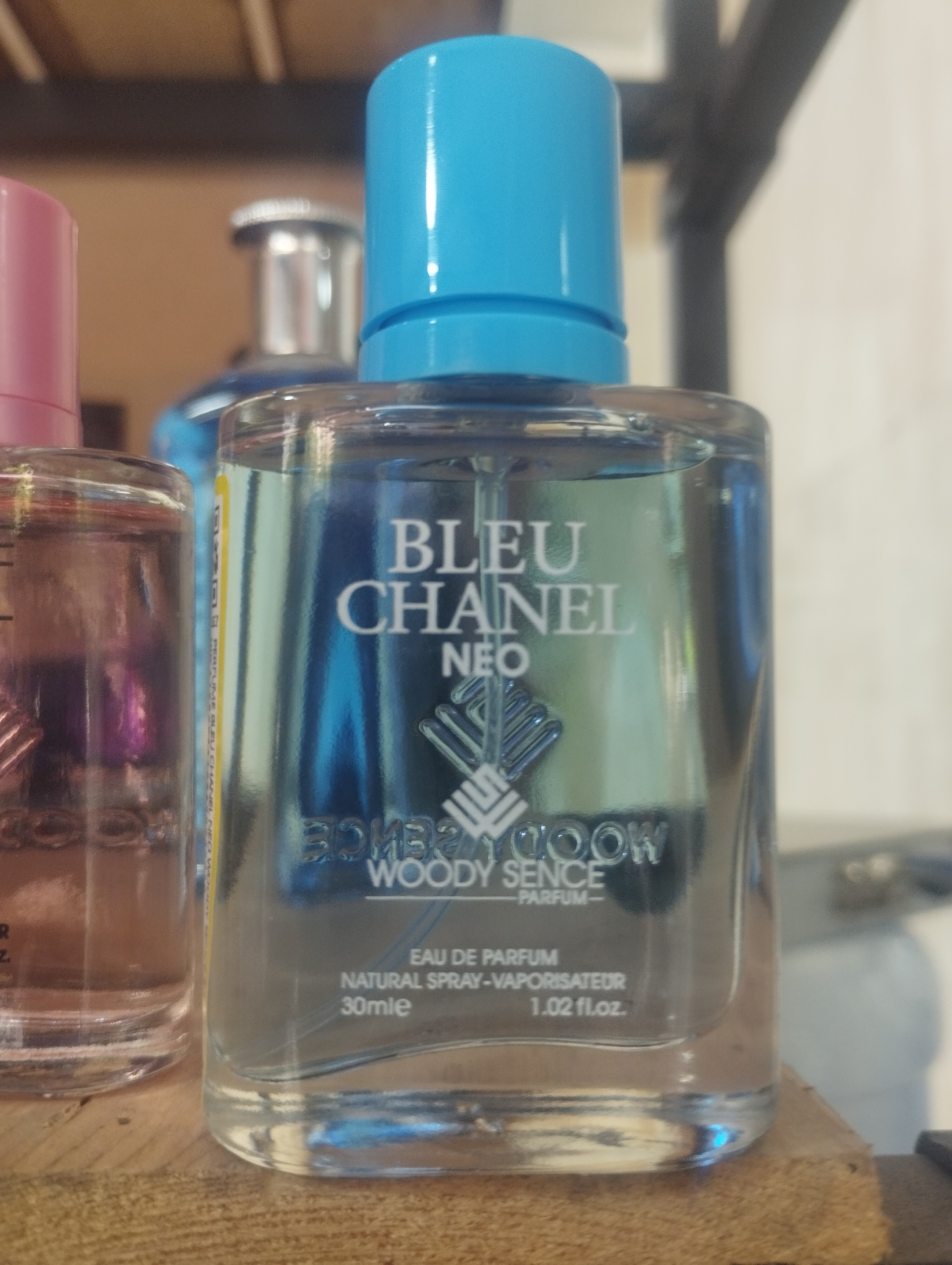 عطر ادوپرفیوم مدل مردانه وددی سنس با رایحه بلو چنل نیو با ماندگاری بالا