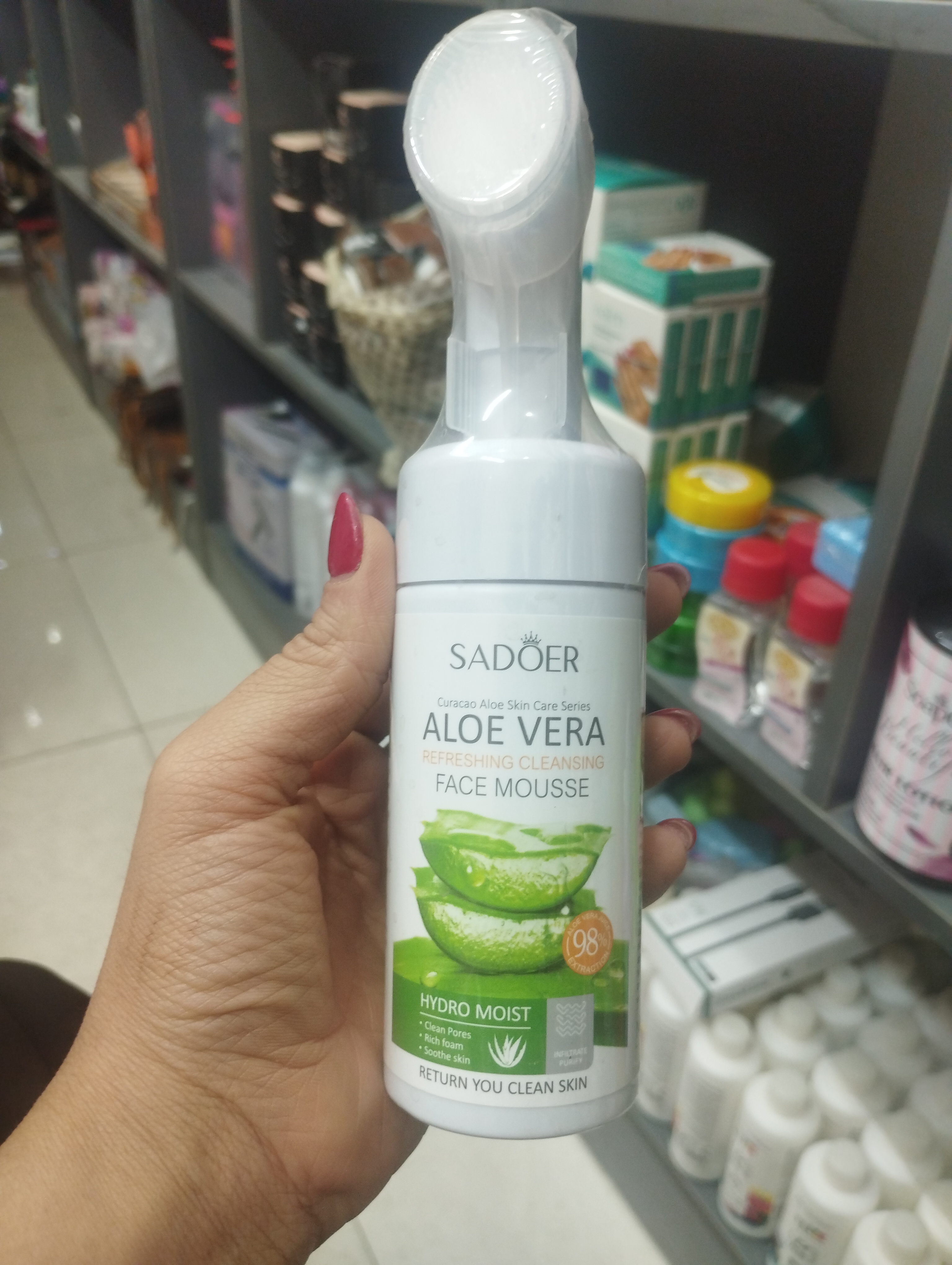فوم شستشوی صورت SADOER آلوئه‌ورا