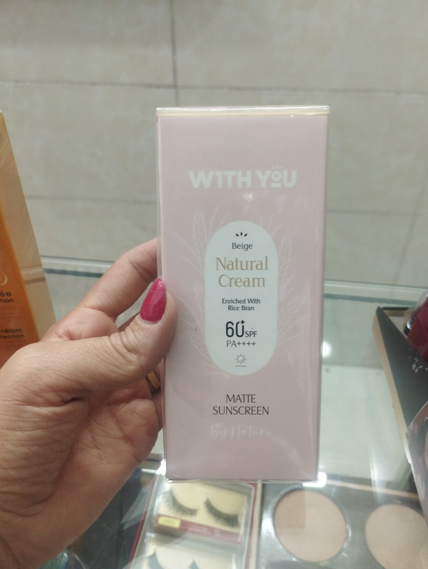 آفتابپری مات With You Beige Natural Cream SPF 60+